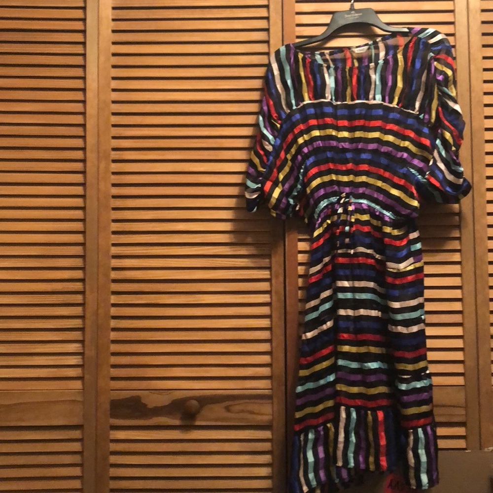Tucker Rainbow Striped Dress